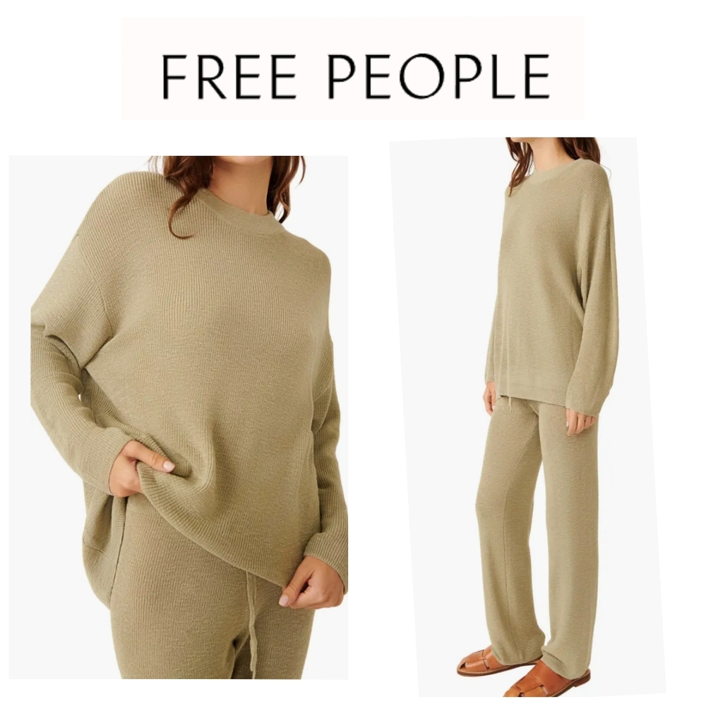 Free People Malibu Sweater & Pants Set